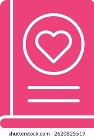 Ícone de vetor de livro. Pode ser usado para impressão, aplicativos móveis e da Web.