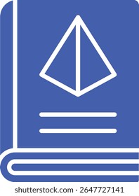 Ícone de vetor de livro. Pode ser usado para impressão, aplicativos móveis e da Web.