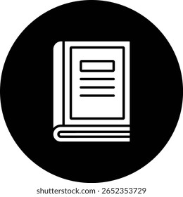 Icono de Vector de libro. Se puede utilizar para aplicaciones de impresión, móviles y de Web.