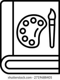 Ícone de vetor de livro. Pode ser usado para impressão, aplicativos móveis e da Web.