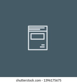 Book vector icon. Book concept stroke symbol design. Thin graphic elements vector illustration, outline pattern for your web site design, logo, UI. EPS 10.