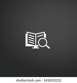 Book vector icon. Book concept stroke symbol design. Thin graphic elements vector illustration, outline pattern for your web site design, logo, UI. EPS 10.