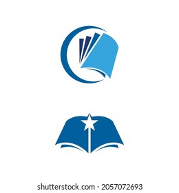 Book Vector icon design illustration Template