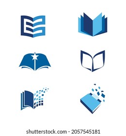Book Vector icon design illustration Template