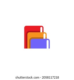Book Vector icon design illustration Template