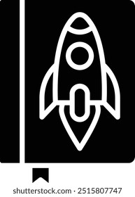 Ilustración de diseño de icono de Vector de libro
