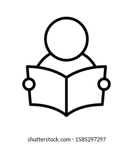Book Vector Icon Design Tempate