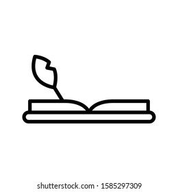 Book Vector Icon Design Tempate