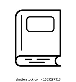 Book Vector Icon Design Tempate