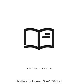 Book Vector Icon. Editable Stroke
