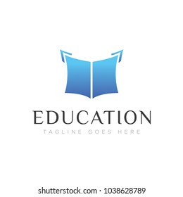 Book Vector Icon. Education Logo Template