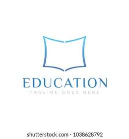 Book Vector Icon. Education Logo Template