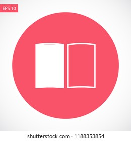 book vector icon eps 10