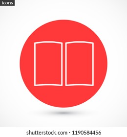 book vector icon eps 10
