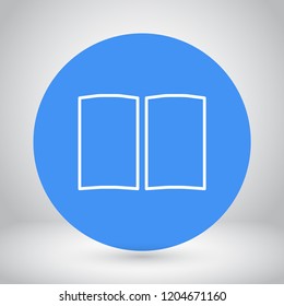 book vector icon eps 10