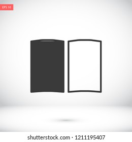 book vector icon eps 10