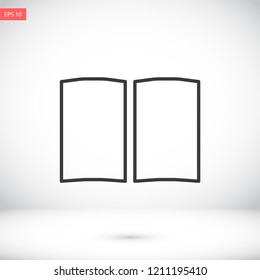 book vector icon eps 10
