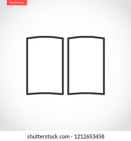book vector icon eps 10