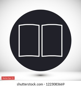 book vector icon eps 10