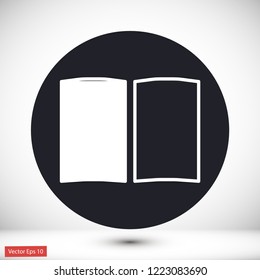 book vector icon eps 10