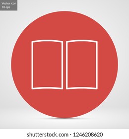 book vector icon eps 10