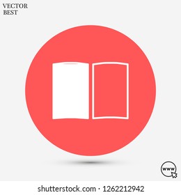 book vector icon eps 10