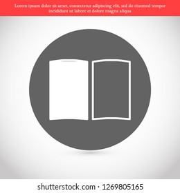 book vector icon eps 10