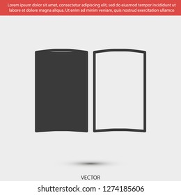 book vector icon eps 10