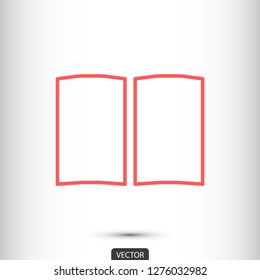 book vector icon eps 10