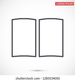 book vector icon eps 10