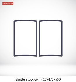 book vector icon eps 10