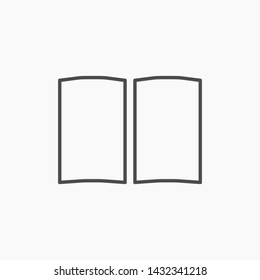book vector icon eps 10 , Lorem ipsum Flat design