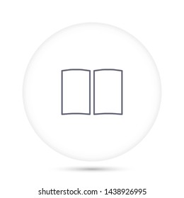 book vector icon eps 10 , Lorem ipsum Flat design