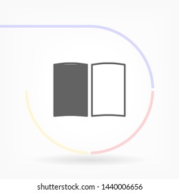 book vector icon eps 10 , Lorem ipsum Flat design