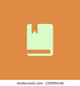 book vector icon. flat design