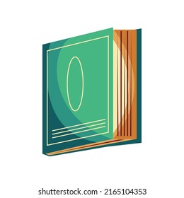 book vector icon flat isolated