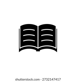 book vector icon. flat sign for mobile concept and web design. Symbol, logo illustration. Vector graphics