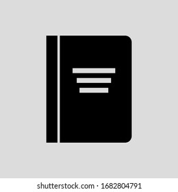 book vector icon flat simple