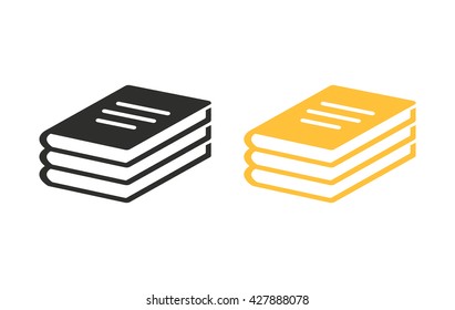 Book    vector icon. Illustration isolated for graphic and web design.