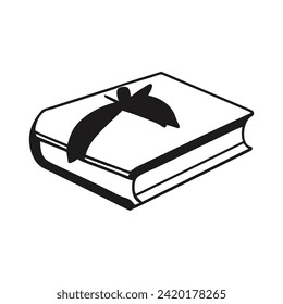 Book vector icon illustration template design