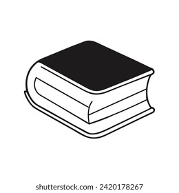 Book vector icon illustration template design