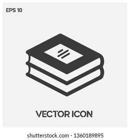 Book vector icon illustration. Ui/Ux. Premium quality.