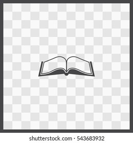 Book vector icon. Isolated illustration. Business picture.