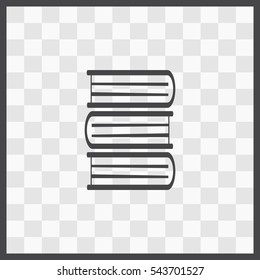 Book vector icon. Isolated illustration. Business picture.