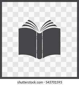 Book vector icon. Isolated illustration. Business picture.