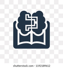 Book vector icon isolated on transparent background, Book transparency concept can be used web and mobile