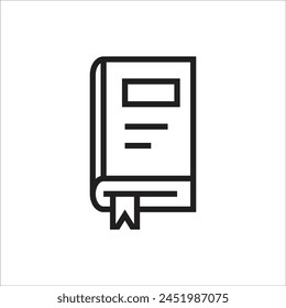 Buch Vektorgrafik Symbol Zeile Vorlage Neu