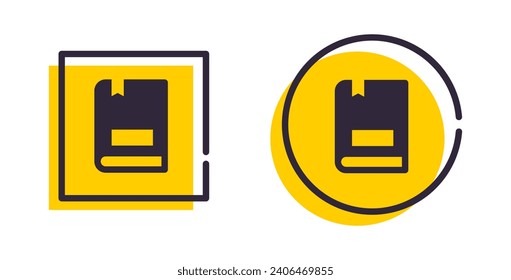 Book vector icon. Literature symbol. Vector illustration