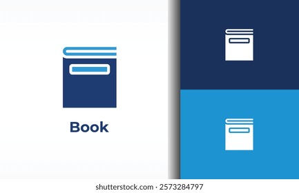 Book vector, icon or logo sign isolated symbol illustration