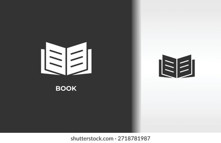 Book Vector, Icon Or Logo Sign Isolated Symbol Illustration